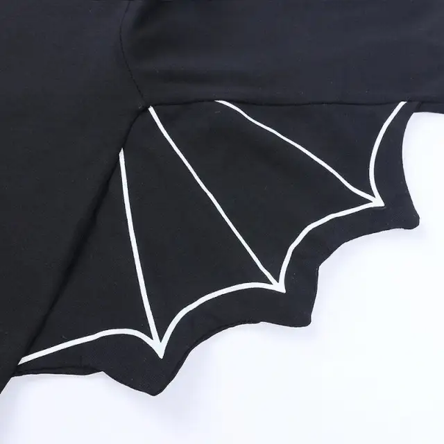 Children Halloween Clothing Bat Cosplay Long-Sleeve Romper Jumpsuit