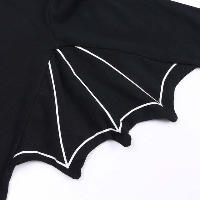 Baby Boys Halloween Bat Cosplay Costume Newborn Infant Jumpsuit+Hat Set