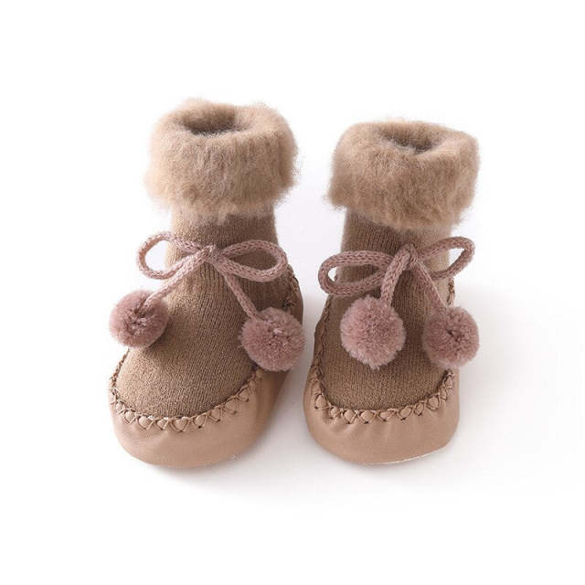 Winter Baby Socks Infant Girl Boy Cotton Warmers Floor Socks Anti-Slip