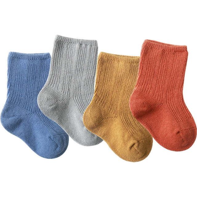 3 Pairs Baby Girl Boy Socks Toddler Cotton Winter Clothes Accessories