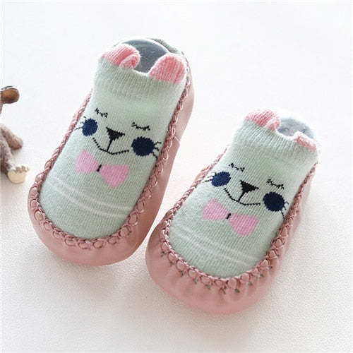 Baby Socks With Rubber Soles Infant Girls Boys Anti Slip Floor Socks Shoes