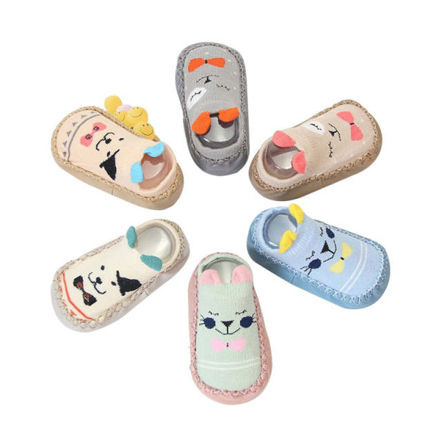 Baby Socks With Rubber Soles Infant Girls Boys Anti Slip Floor Socks Shoes