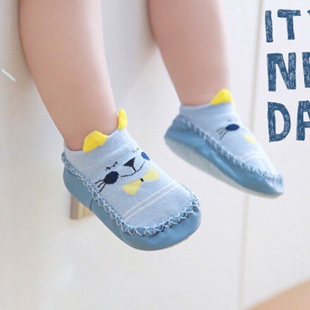 Baby Socks With Rubber Soles Infant Girls Boys Anti Slip Floor Socks Shoes