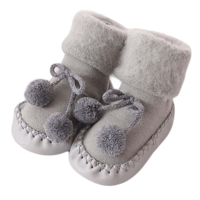 Winter Baby Socks Infant Girl Boy Cotton Warmers Floor Socks Anti-Slip