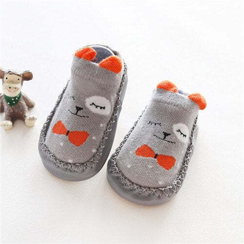 Baby Socks With Rubber Soles Infant Girls Boys Anti Slip Floor Socks Shoes