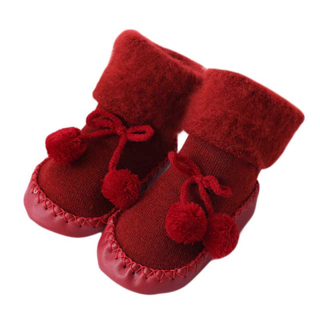 Winter Baby Socks Infant Girl Boy Cotton Warmers Floor Socks Anti-Slip
