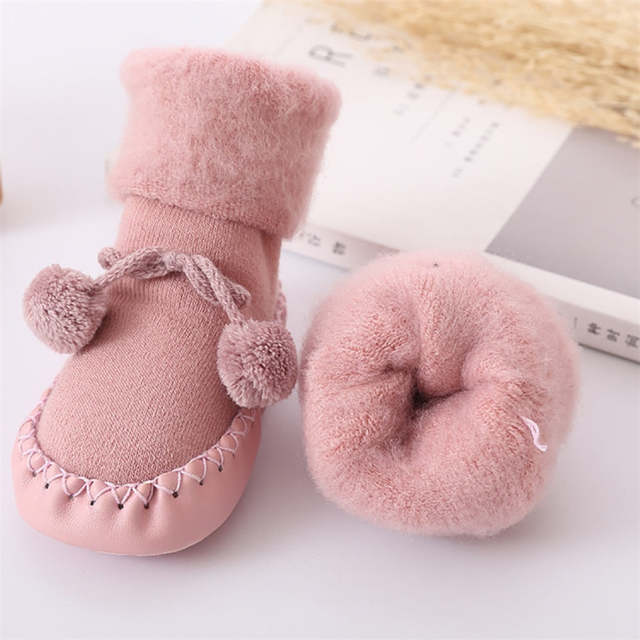 Winter Baby Socks Infant Girl Boy Cotton Warmers Floor Socks Anti-Slip