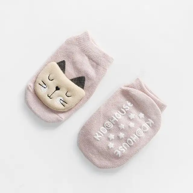 Soft Cotton Baby Socks Cute Newborn Boy Girl Socks Anti Slip Floor Sock