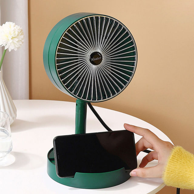 Space Heater 1000W Portable Electric fan heater PTC Fast Heating Ceramic Room Small Heater Office and Indoor Use