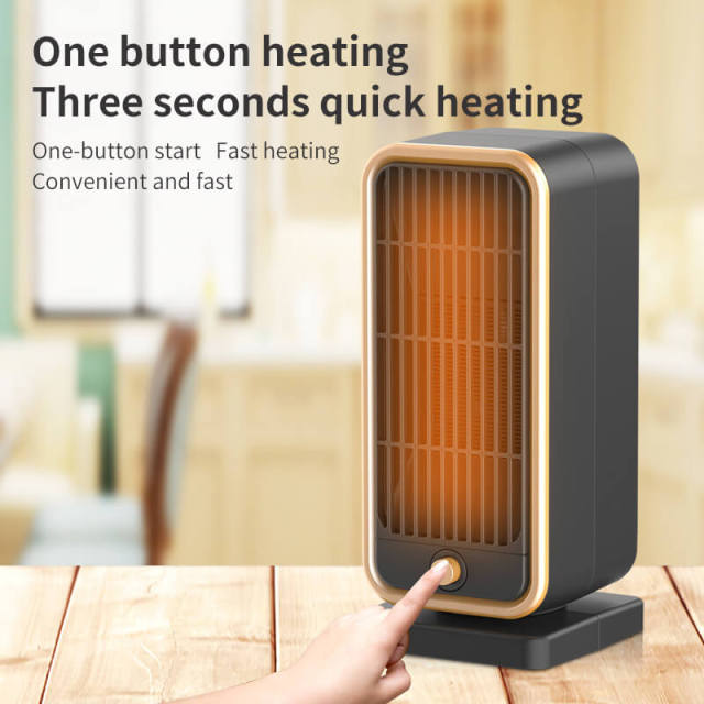 PTC Ceramic Fan Heater Home Use Vertical Portable Electric Heater Mini Electric Space Heater