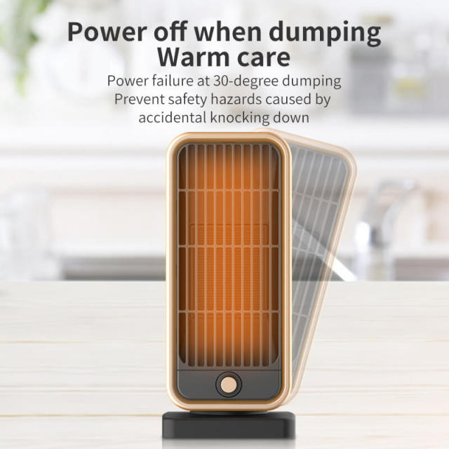 PTC Ceramic Fan Heater Home Use Vertical Portable Electric Heater Mini Electric Space Heater