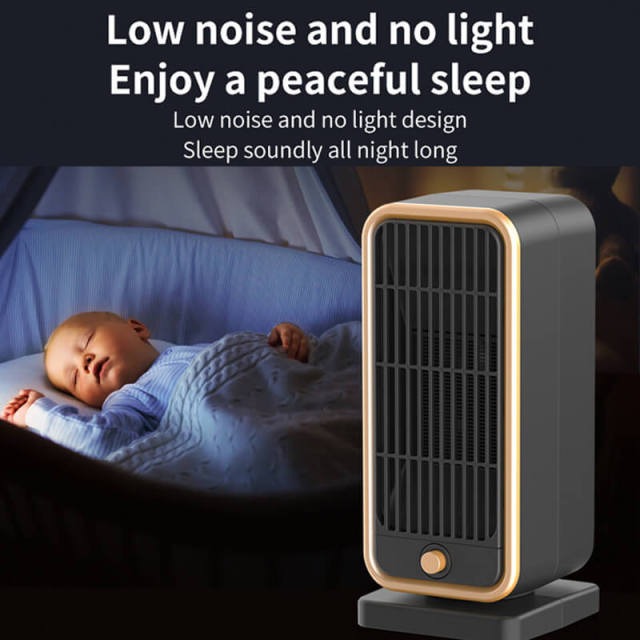 PTC Ceramic Fan Heater Home Use Vertical Portable Electric Heater Mini Electric Space Heater