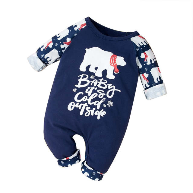 Infant Baby Girl Boy Clothes Cotton Christmas Long Sleeves Deer Jumpsuit