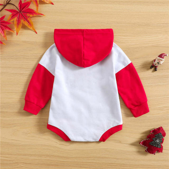 Baby Girls Boys Christmas Romper Newborn Red Cartoon Jumpsuit Kids Christmas Pajamas Jumper 0-3Yrs 2022 New Arrive