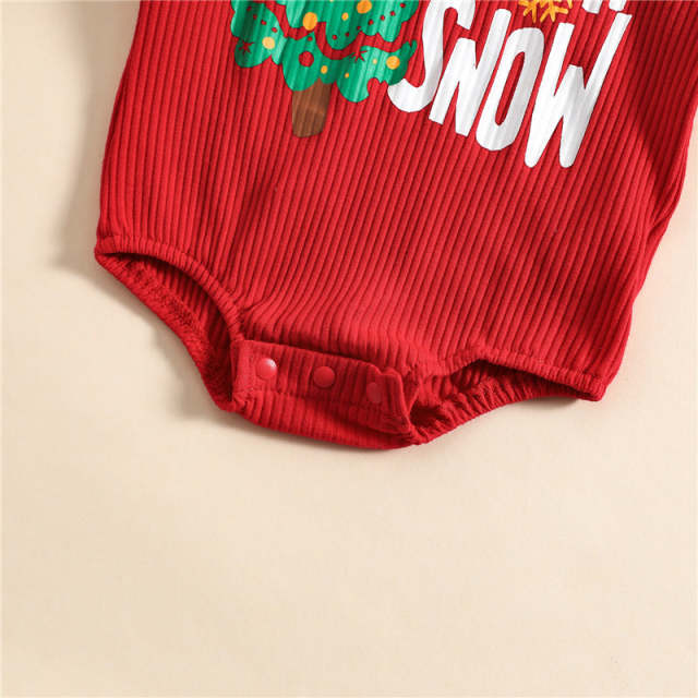 Baby Boy Girl Christmas Clothes Sweatshirt Hoodie Long Sleeve Romper