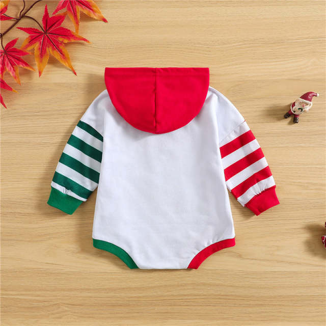 Baby Girls Boys Christmas Romper Newborn Red Cartoon Jumpsuit Kids Christmas Pajamas Jumper 0-3Yrs 2022 New Arrive