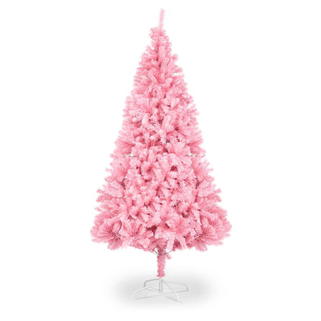 1800 Branch Tips Christmas Tree for Home Decoration 7 Ft Folding Artificial Christmas Tree for Xmas Party Decoration