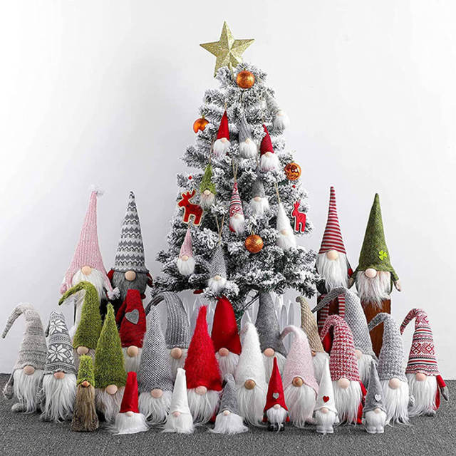 10 Pack Christmas Ornaments Hanging Christmas Gnomes for Christmas Tree Decorations Home Christmas Decor