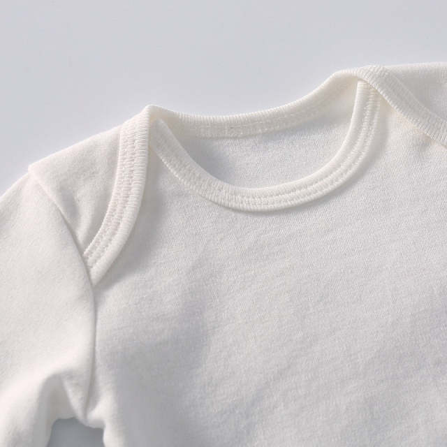 Merry Christmas Print Newborn Baby White Long Sleeve Romper  Xmas Gift