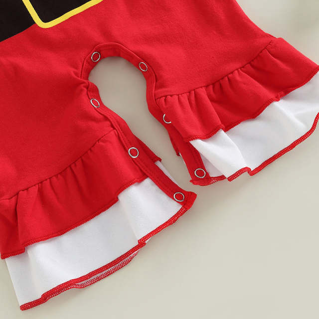 Baby Boy Girl 2Pcs Christmas Rompers Long Sleeve Cotton Jumpsuits 0-24M