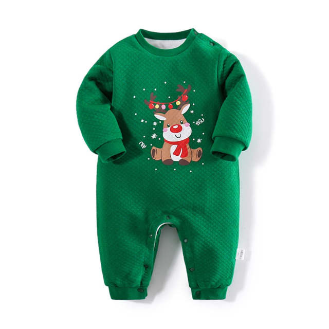 Christmas Baby Boys Clothes Toddler Xmas Elk Overalls Rompers For Kids