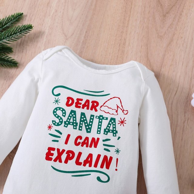 Infant Baby Christmas Clothes Lovely Sets Cotton Soft and Comfort for Kids