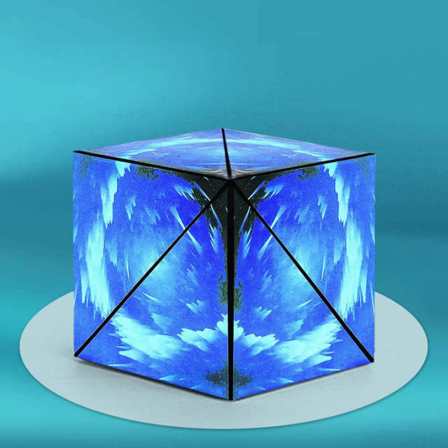 3D Magic Magnetic Cube For Kids Game Puzzle Cube Antistress Toy Adults Cubo Fidget Toys Shapes Shifting Box Collection Kids Toys