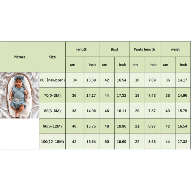 Newborn Baby Girls Ruffles Romper+Bloomers Shorts Summer Clothes Sets