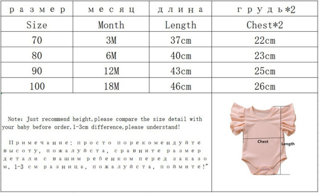 Newborn Baby Girl Summer Clothes Cotton Solid  Short Sleeve Jumpsuit