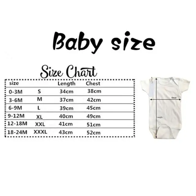 Newborn Bodysuit Clothes Baby Boy Girl Romper Onesie Summer Jumpsuit