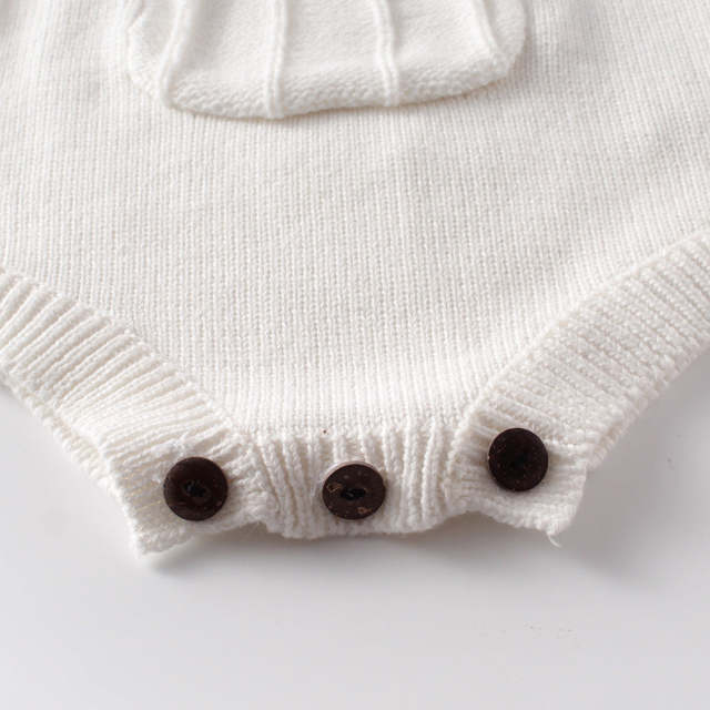 Baby Knitted Rompers Newborn Boys Girls Sleeveless Jumpsuit Clothes