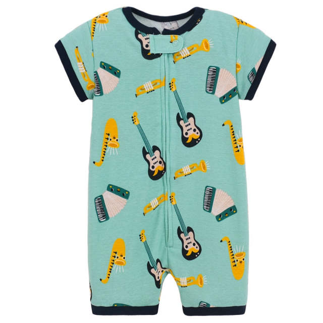 Baby Boys Girls Summer Romper 0-24M Newborn Cotton Short Sleeve Clothes