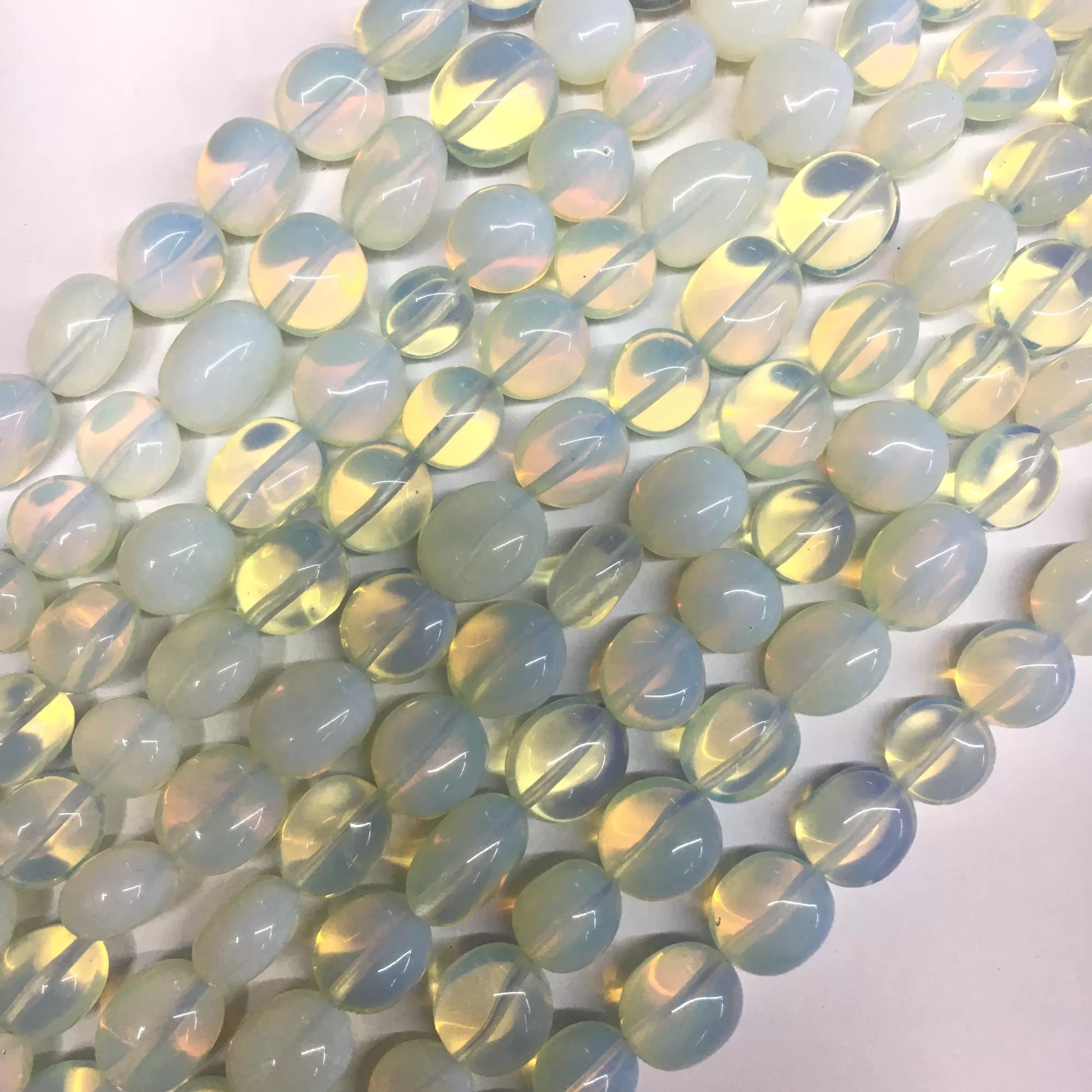 Opalite Imitated, Pebble Nuggets, 6-8mm, 8-10mm, Approx 380mm