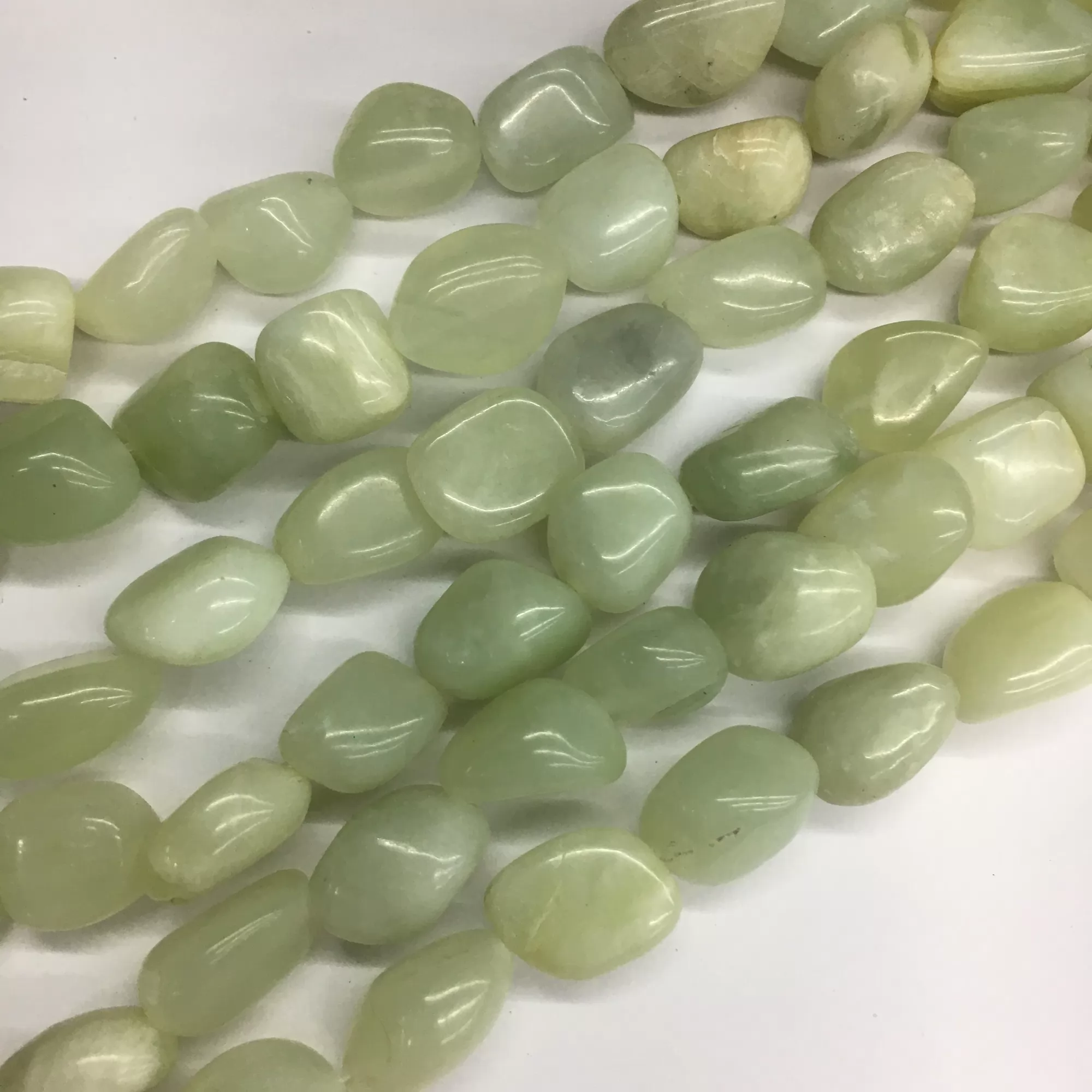 New Jade, Nuggets,12-16mm, Approx 380mm