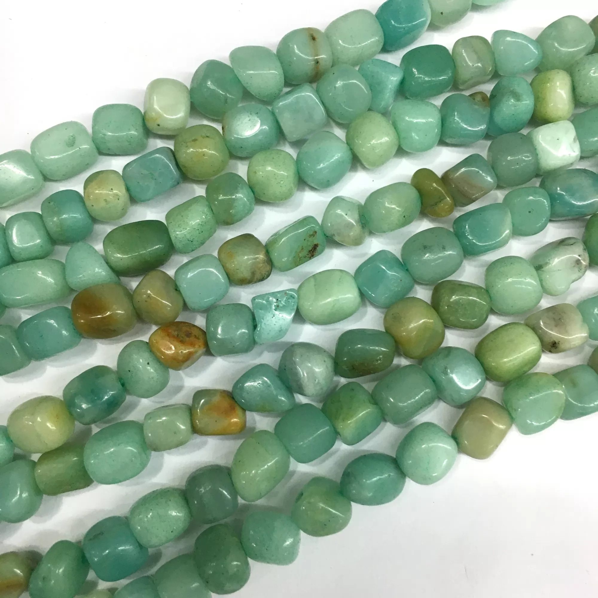 Amazonite, 9-13mm, Approx 380mm