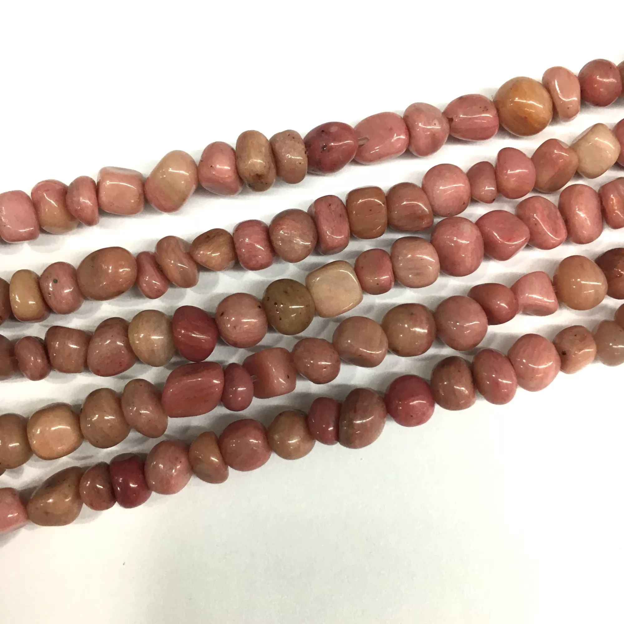 Chinese Rhodonite, Nuggets, 3-5mm, Approx 380mm