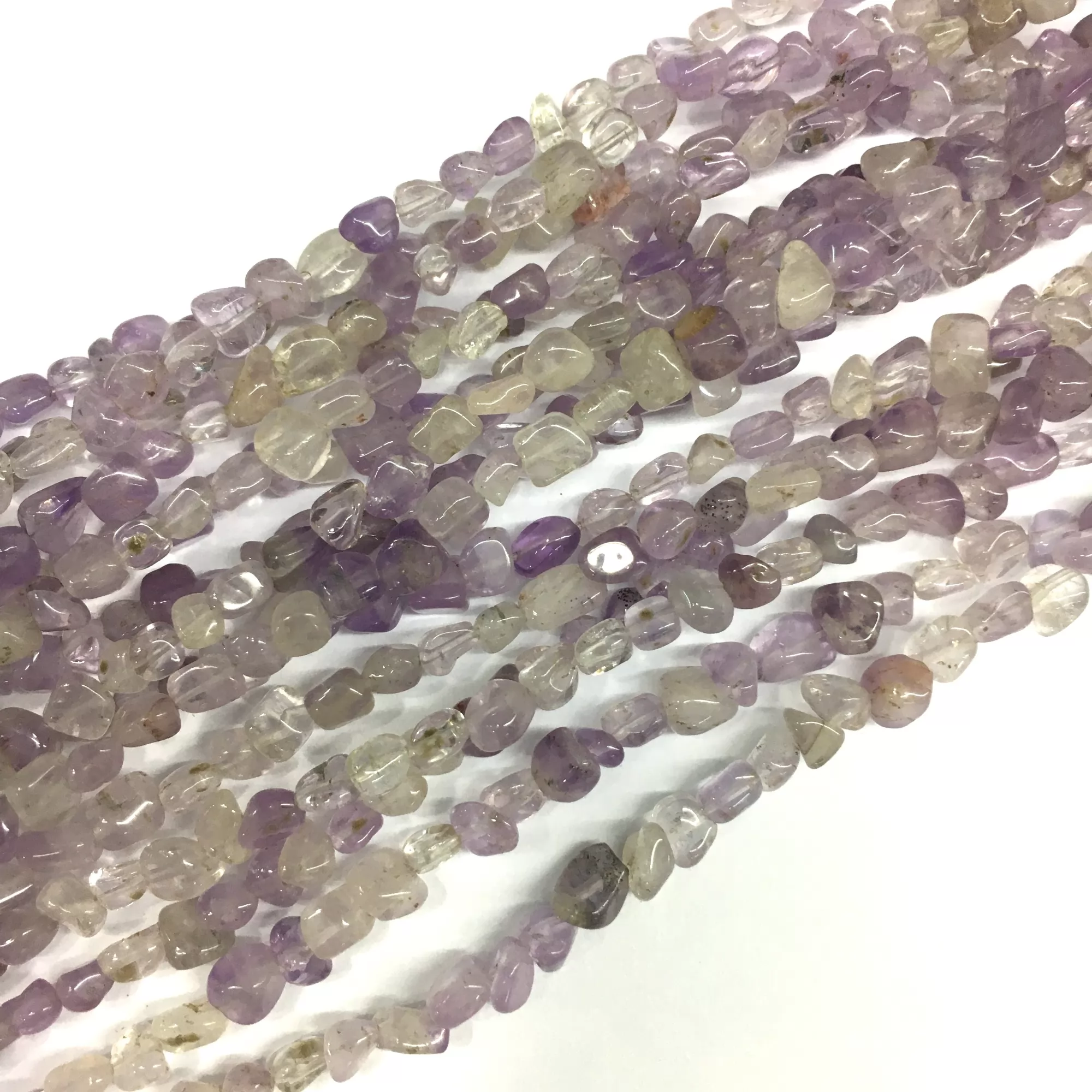 Clear Amethyst, Nuggets, 3-5mm, Approx 380mm