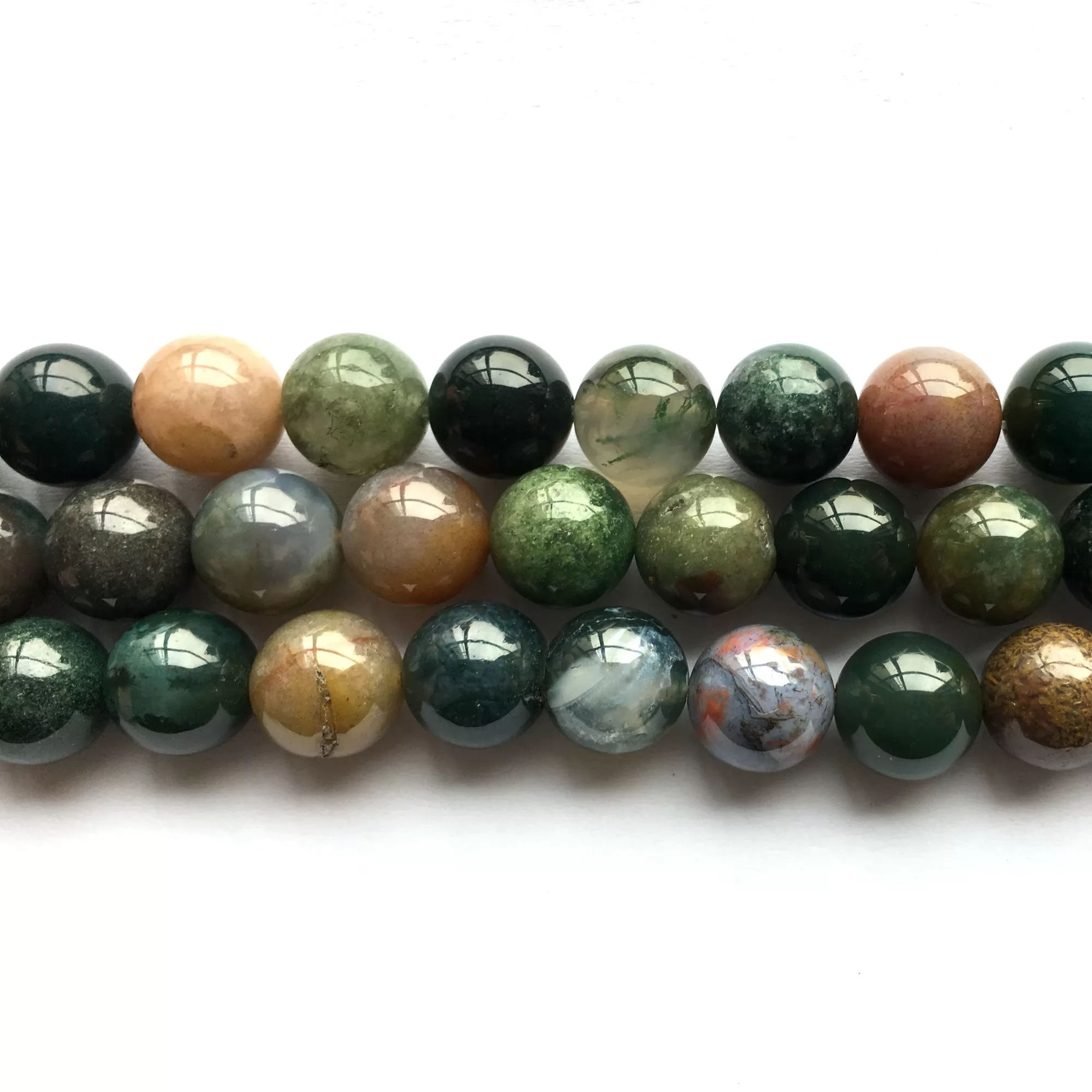 Fancy Jasper, Indian Agate, Plain Round, Approx 4mm-12mm, Approx 380mm