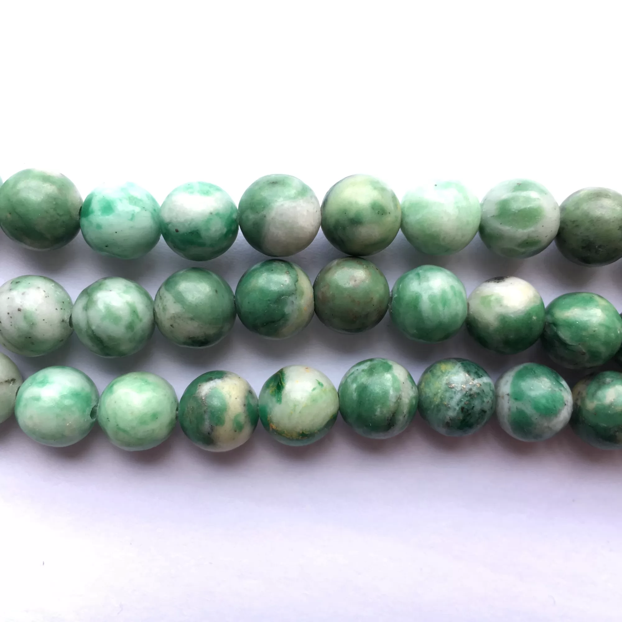 Qinghai Jade, Plain Round, Approx 4mm-12mm, Approx 380mm