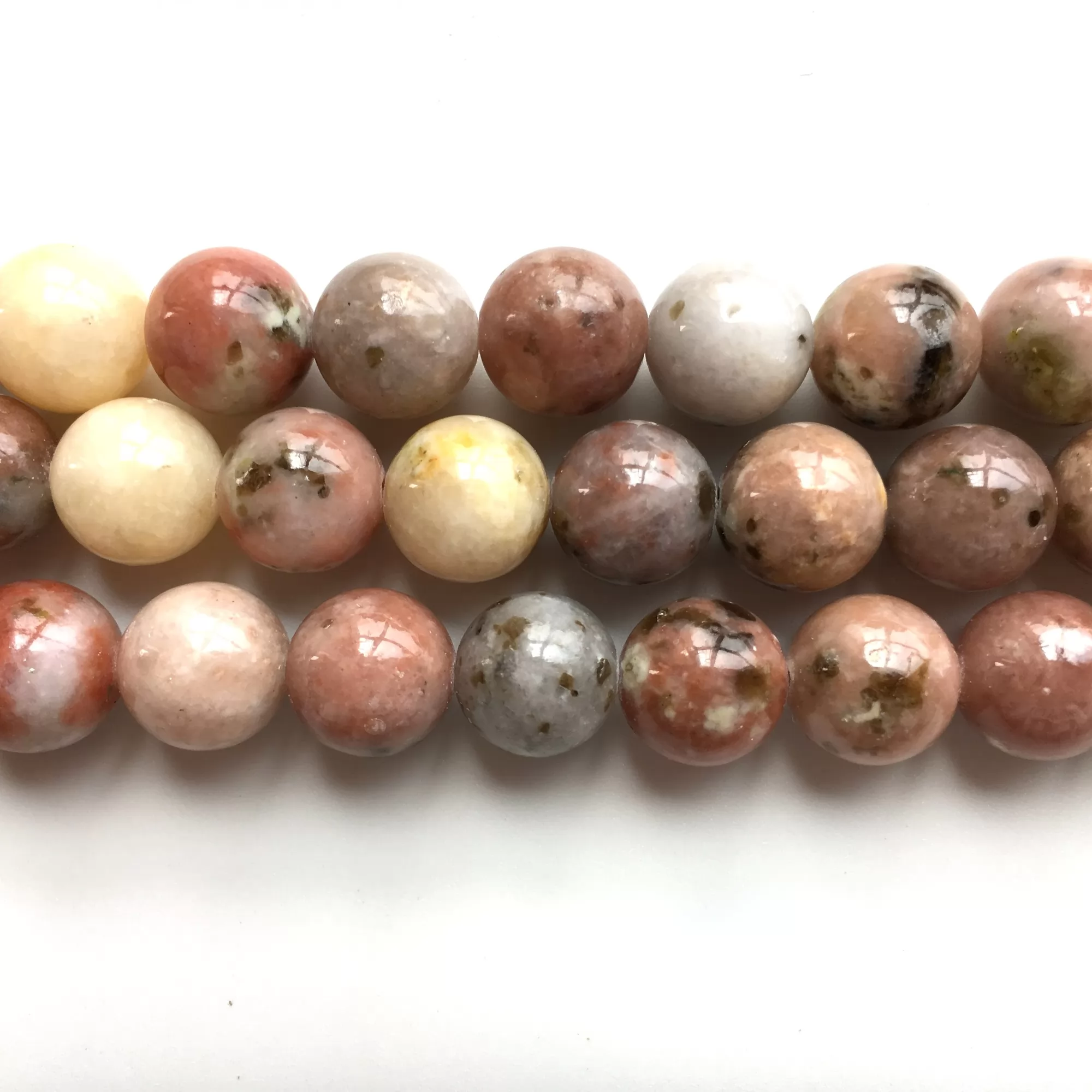 Red Plum Blossom Jasper, Plain Round, Approx 6mm-12mm, Approx 380mm