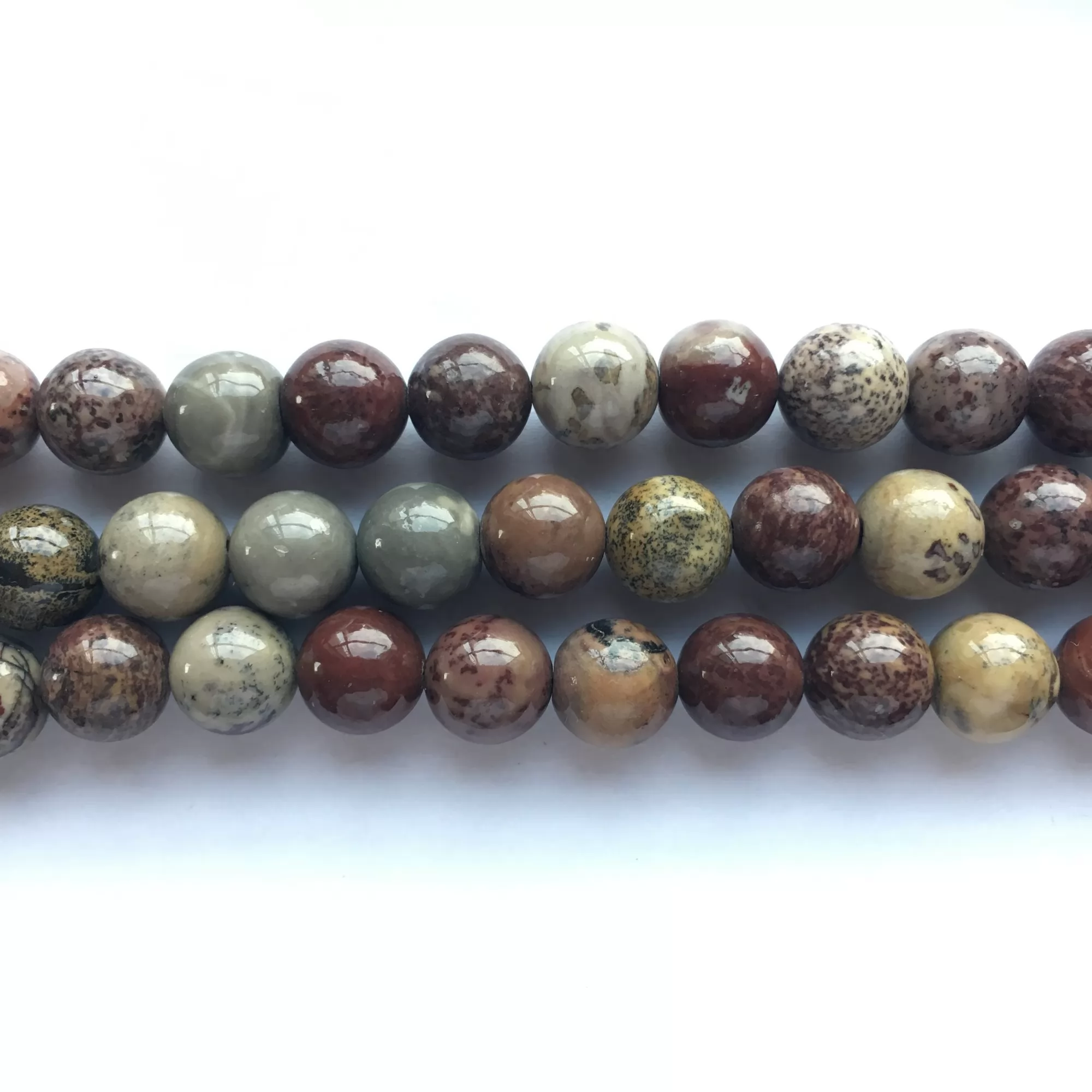 Artistic Jasper, Plain Round, Approx 4mm-12mm, Approx 380mm