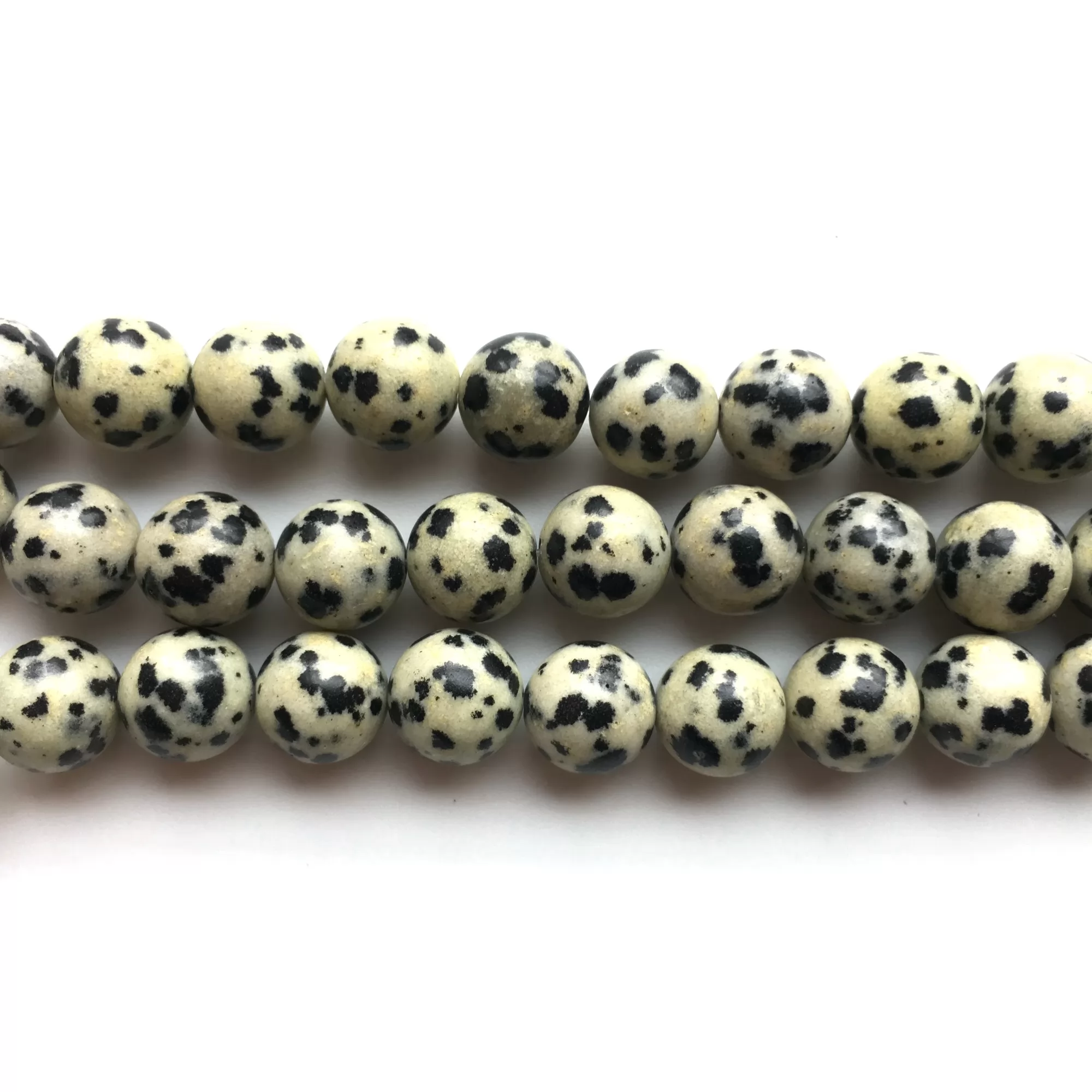 Dalmation Jasper, Plain Round, Approx 4mm-12mm, Approx 380mm