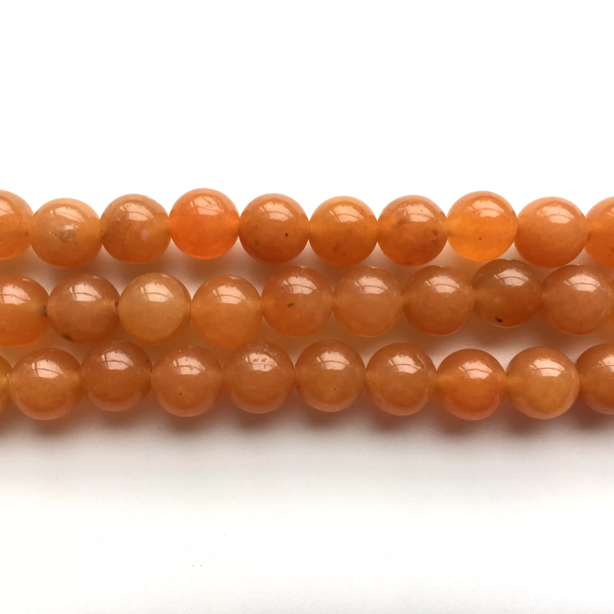 Orange Aventurine, Plain Round, Approx 4mm-12mm, Approx 380mm