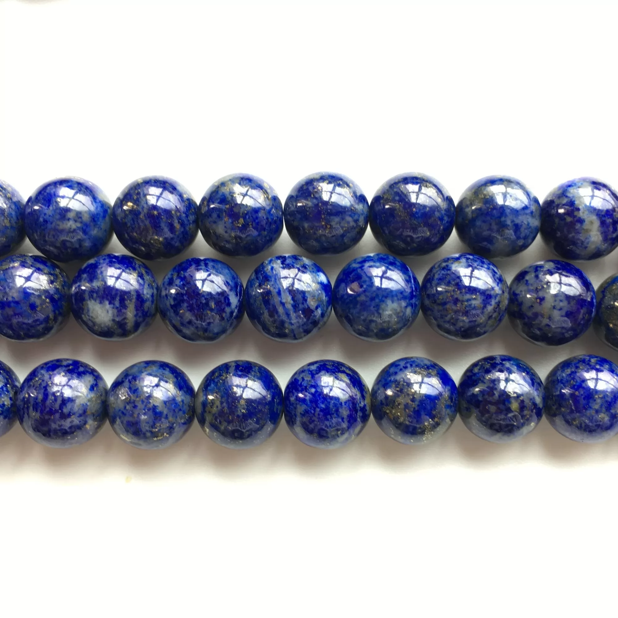 Lapis Lazuli, Plain Round, Approx 4mm-12mm, Approx 380mm