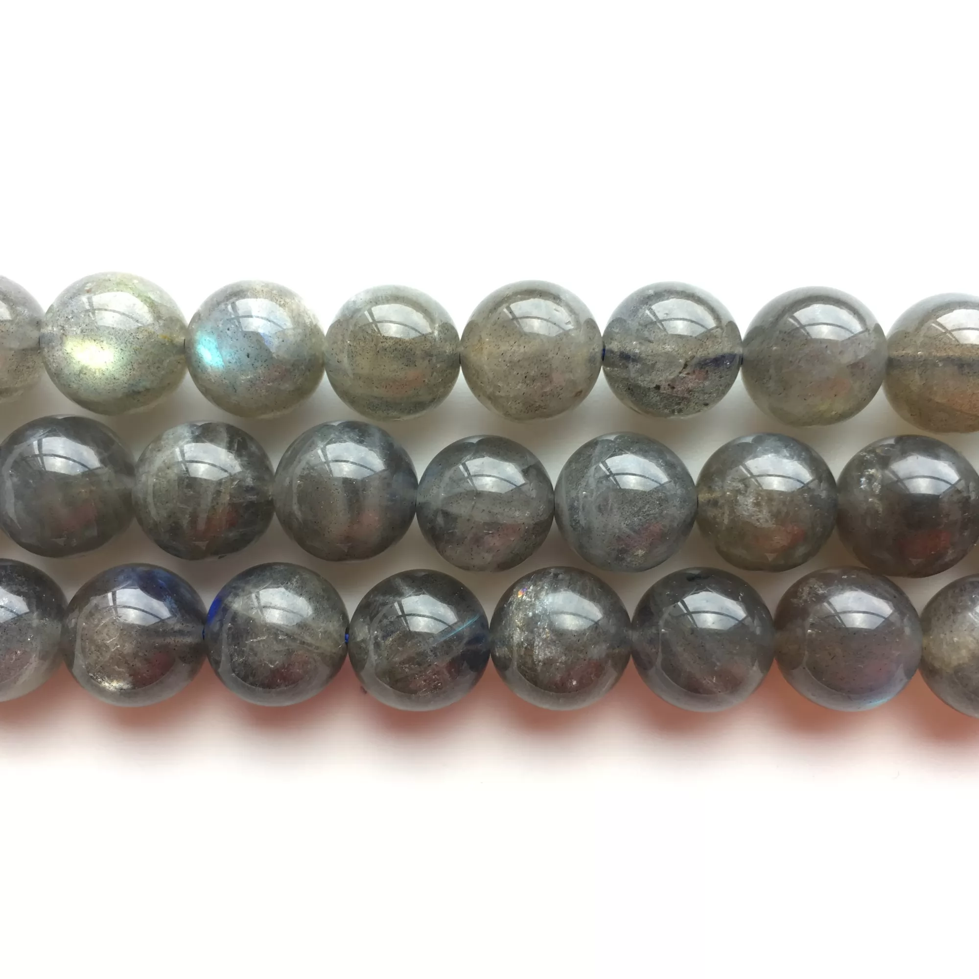 Labradorite, Plain Round, Approx 4mm-12mm, Approx 380mm