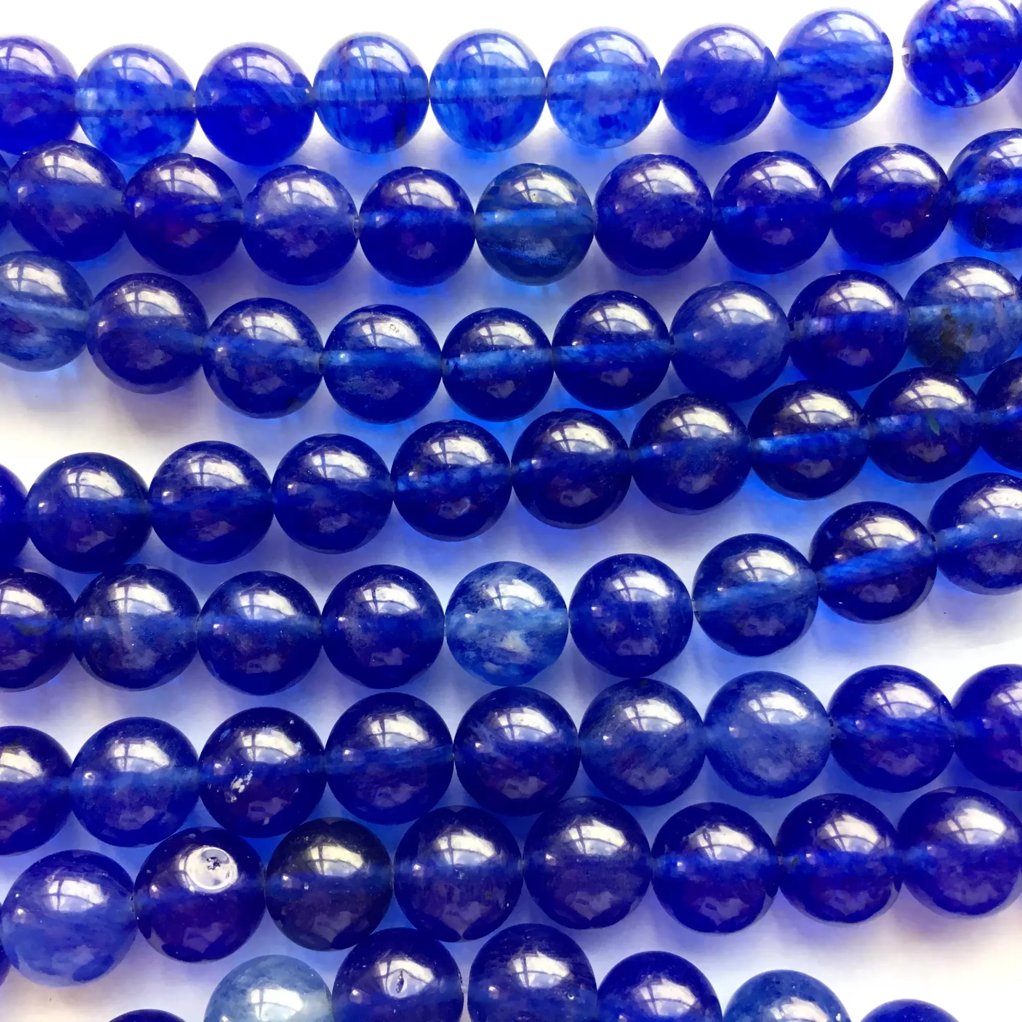 Blueberry Quartz, Plain Round, Approx 6mm-12mm, Approx 380mm