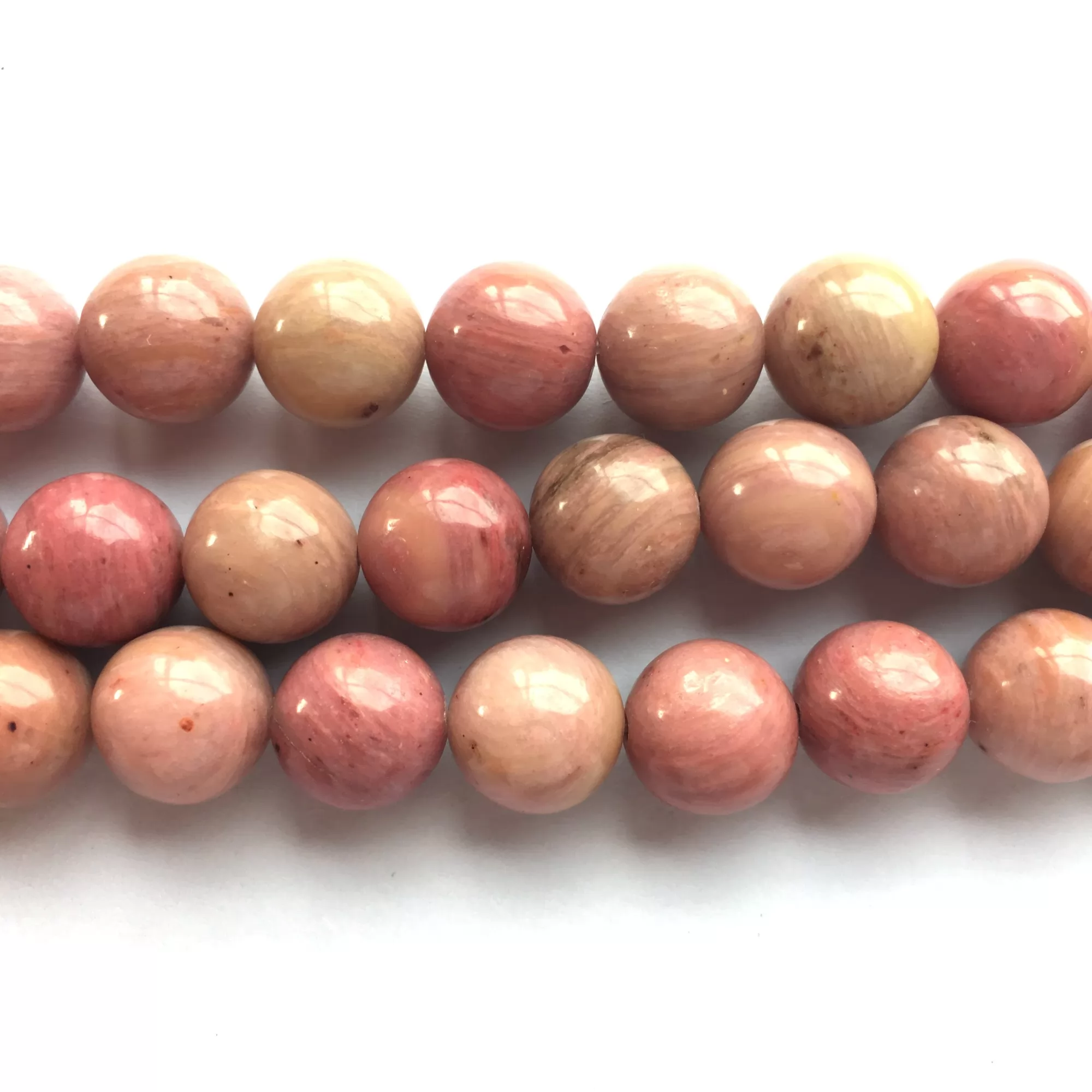 Chinese Rhodonite, Plain Round, Approx 4mm-12mm, Approx 380mm