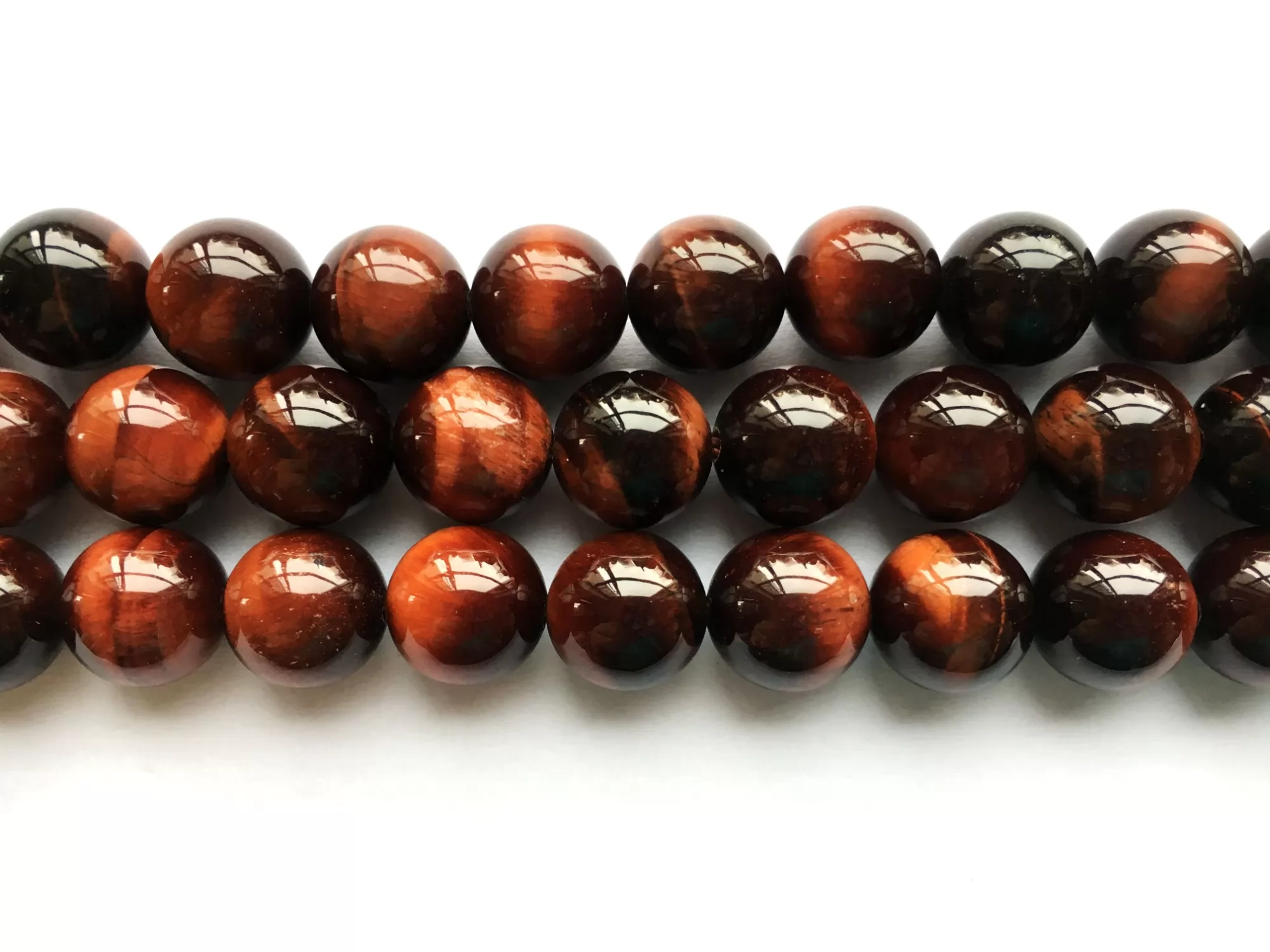 Red Tiger Eye, Plain Round, Approx 4mm-12mm, Approx 380mm