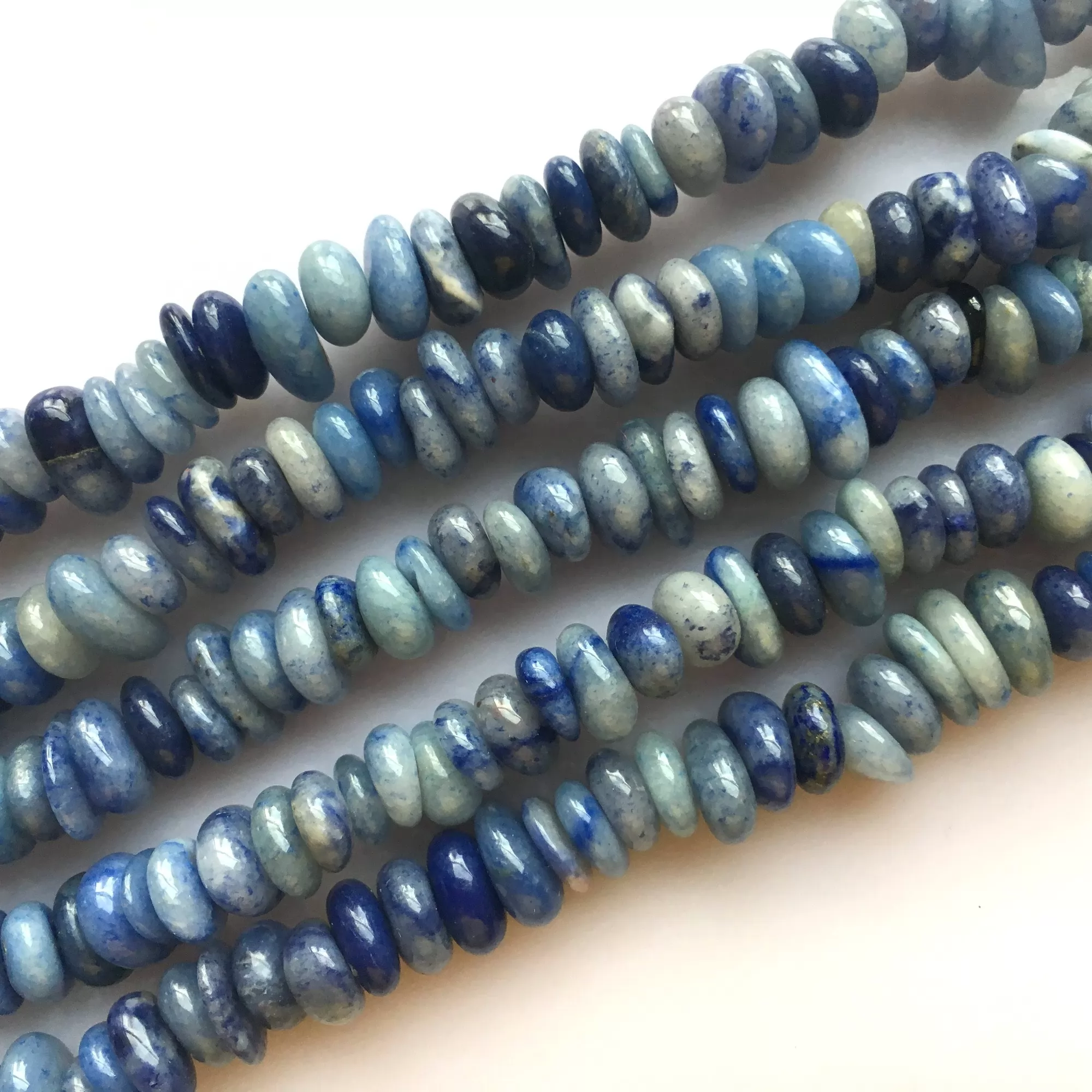 Blue Aventurine, Chunky Chips, Approx 8-15mm, Approx 380mm