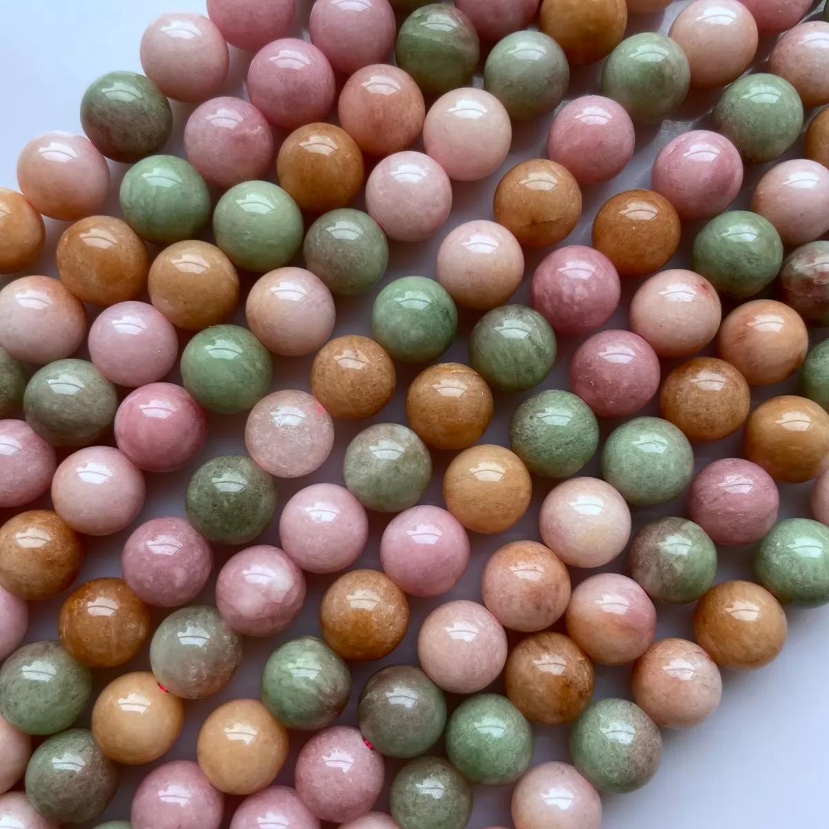 Yanyuan Color Jade, Plain Round, Approx 6mm-12mm, Approx 380mm